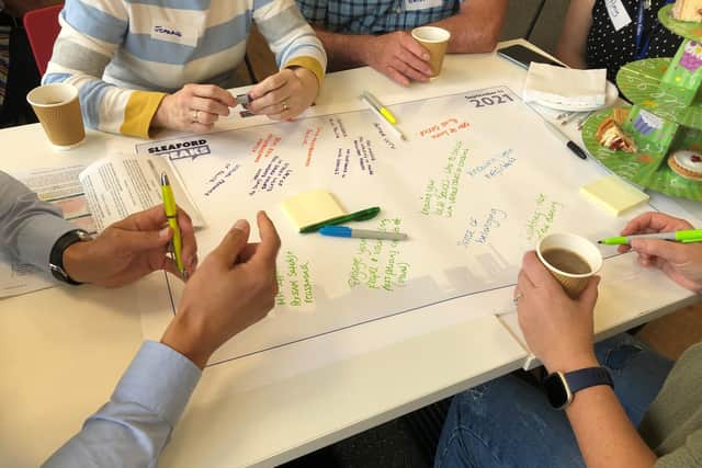 Many people attended the Sleaford World cafe event. EMN-210916-174257001