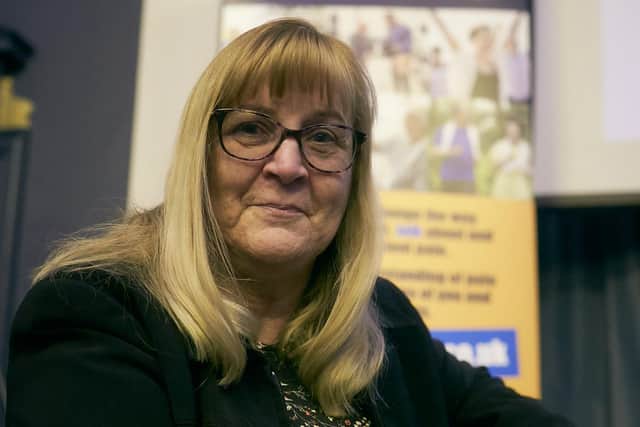 Joining the tour is Carolyn Johnson from Skegness, who says she “missed out of 10 years” of her life due to chronic pain.