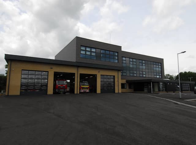 Sleaford fire and ambulance station. EMN-210917-161020001