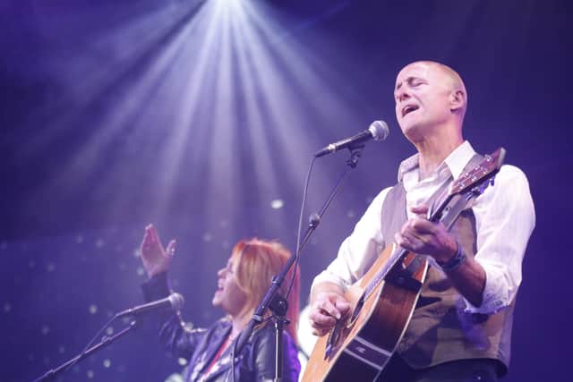 Back on stage after launch of latest album. EMN-210917-175001001