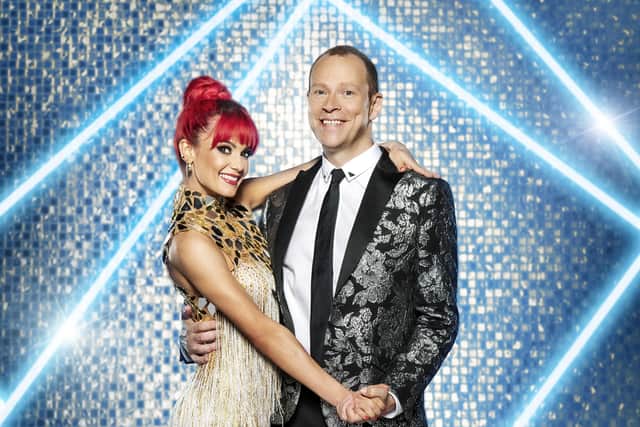 Boston-born Robert Webb and Dianne Buswell. Picture: BBC Pictures