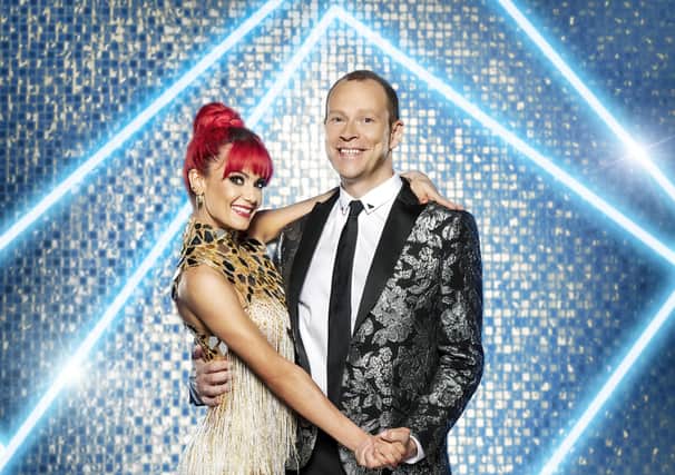 Boston-born Robert Webb and Dianne Buswell. Picture: BBC Pictures