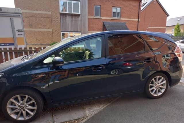 The Toyota Prius is a Motability car used by carers to take Jasmine out on trips to keep her calm. EMN-210921-124704001