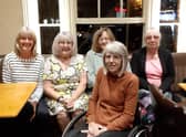 Pictured (from left) Bev Harrison, Anita Megennis, Pat Mellor, Thelma Smith and Lyn Westwood.