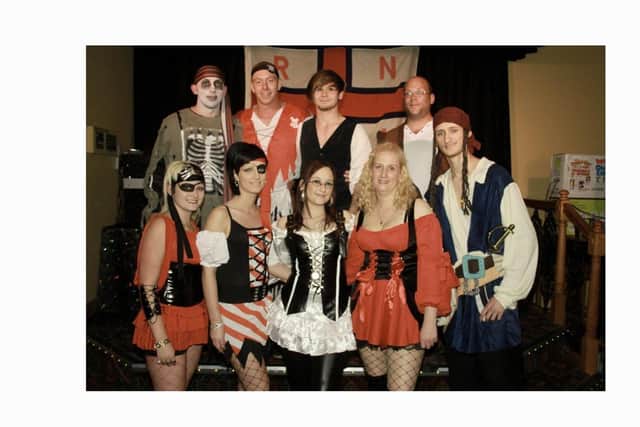 Pictured are (from left), rear, Ryan Handley, James Tiger, Bryn King, and Matt Laing; front, Kayliegh Ellis, Terri Ellis, Stacey Anne Huskisson, Sharon Hezzell, and Lewis Wass.