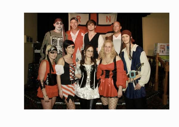 Pictured are (from left), rear, Ryan Handley, James Tiger, Bryn King, and Matt Laing; front, Kayliegh Ellis, Terri Ellis, Stacey Anne Huskisson, Sharon Hezzell, and Lewis Wass.