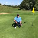 Matt Tunaley is preparing to take on his golfing challenge for Parkinsons UK. EMN-210921-172730001