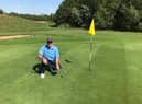 Matt Tunaley is preparing to take on his golfing challenge for Parkinsons UK. EMN-210921-172730001