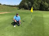Matt Tunaley is preparing to take on his golfing challenge for Parkinsons UK. EMN-210921-172730001