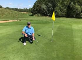 Matt Tunaley is preparing to take on his golfing challenge for Parkinsons UK. EMN-210921-172730001