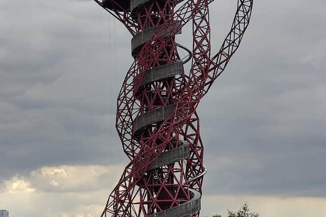 The ArcelorMittal tower.