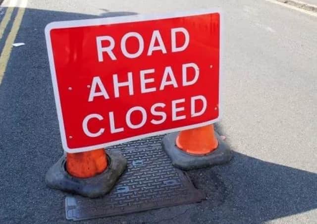 Road closed