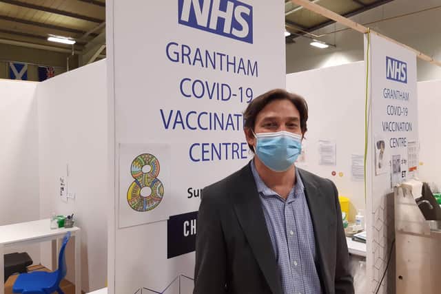 Darren Altus, Operations Director at K2 Healthcare, which represents the network of 16 GP practices in Sleaford and Grantham area which has been managing the vaccination centre at Grantham. EMN-210922-180305001