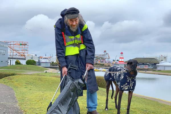 Paul Russell won the community's hearts because of his litter picking.