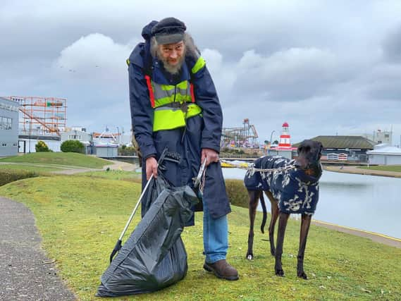 Paul Russell won the community's hearts because of his litter picking.