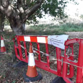 Off limits. Town councillors are coming up with a plan after it was discovered the new nature area created from a disused corner of Sleaford cemetery is contaminated with old asbestos particles. EMN-210923-145913001