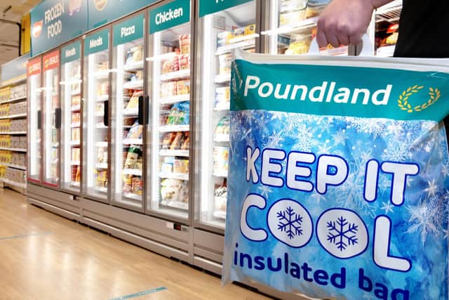 The new store will include Poundland's chilled and frozen food range.