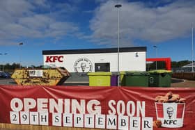 The new KFC drive-thru restaurant in Louth.