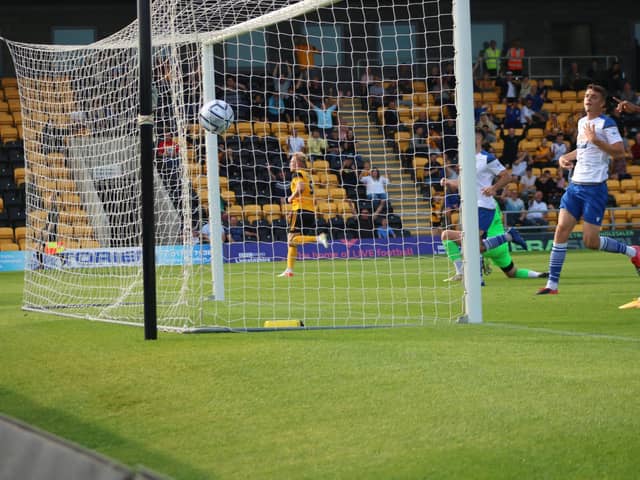 Boston United v Guiseley. Photo: Oliver Atkin