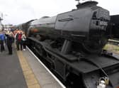 The Flying Scotsman in Skegness Station.