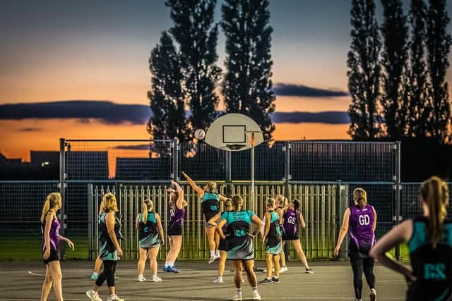 Boston Netball League action. Photo: By David Dales