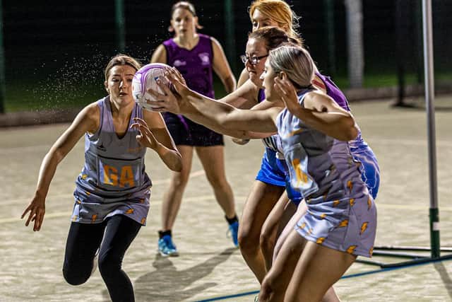 Boston Netball League action. Photo: By David Dales