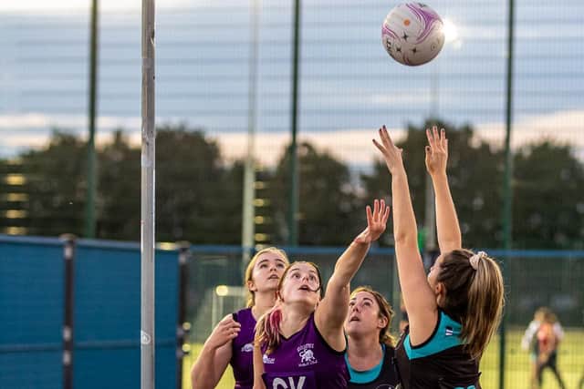 Boston Netball League action. Photo: By David Dales