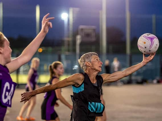 Boston Netball League action. Photo: By David Dales