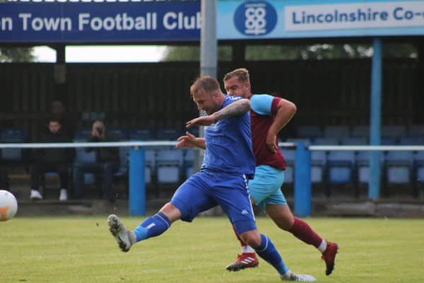Boston Town and Deeping Rangers will both be in Vase action. Photo: Oliver Atkin