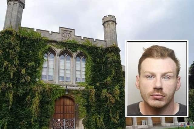 Lincoln Crown Court (inset: Daniel Boulton).