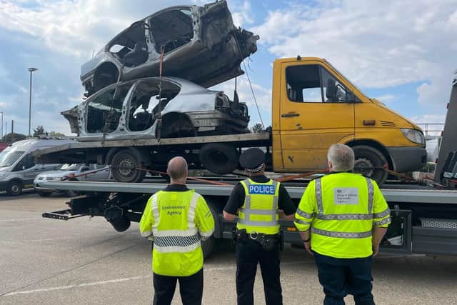Operation Clean Sweep saw three vehicles seized.