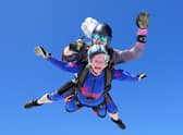 Mary Clover’s previous skydiving experience in June 2019