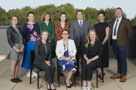 The new board with chairman Nicky Van Der Drift (front, centre) and vice chairman Jo Hardy, of Hardy’s Animal Farm, in Skegness, (front, left).
