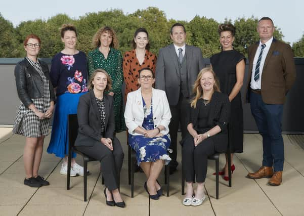 The new board with chairman Nicky Van Der Drift (front, centre) and vice chairman Jo Hardy, of Hardy’s Animal Farm, in Skegness, (front, left).