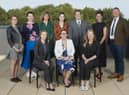 The new board with chairman Nicky Van Der Drift (front, centre) and vice chairman Jo Hardy, of Hardy’s Animal Farm, in Skegness, (front, left).