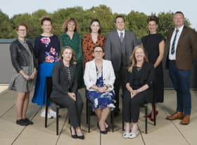 The new board with chairman Nicky Van Der Drift (front, centre) and vice chairman Jo Hardy, of Hardy’s Animal Farm, in Skegness, (front, left).