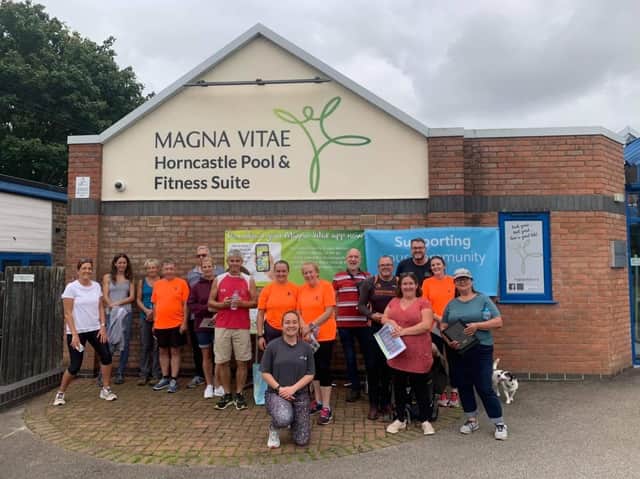 The run and talk event in Horncastle. EMN-210929-111059001