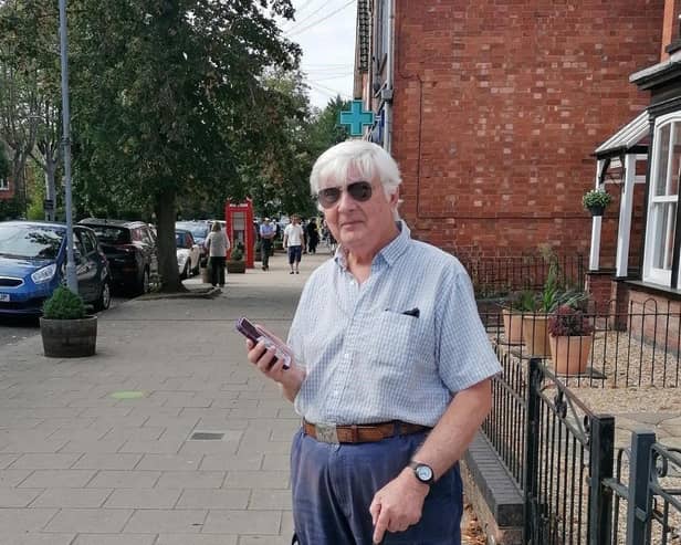 78-year-old John Wilkinson from Woodhall Spa is one of the blind veterans. EMN-210929-092929001