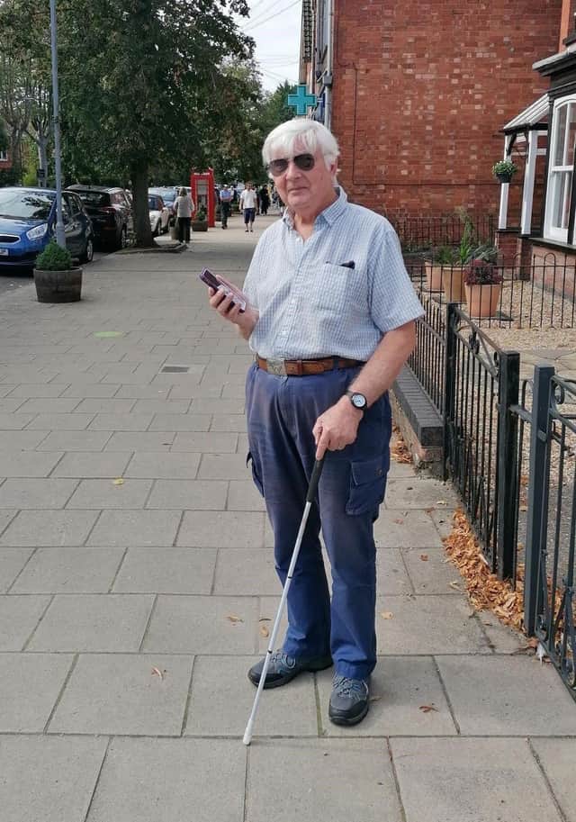 78-year-old John Wilkinson from Woodhall Spa is one of the blind veterans. EMN-210929-092929001