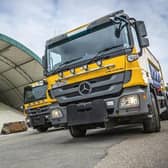 Some of the gritters here in Lincolnshire.