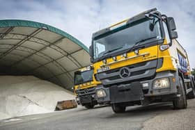 Some of the gritters here in Lincolnshire.