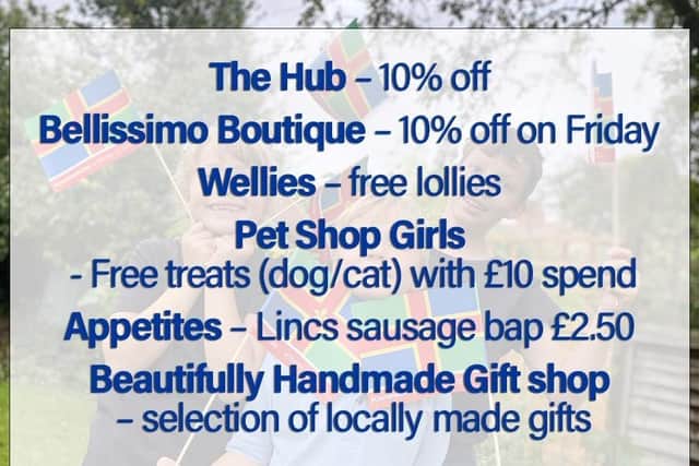 Sleaford businesses named as taking part in the Lincolnshire Day weekend promotion. EMN-210210-134916001