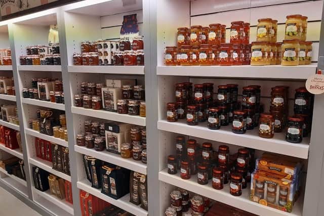 A display of some of the confectionary items on sale. Photos by David Seymour