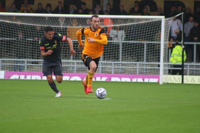 Boston United beat East Thurrock in the previous round on Saturday. Photo Oliver Atkin.