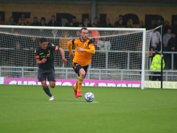 Boston United beat East Thurrock in the previous round on Saturday. Photo Oliver Atkin.