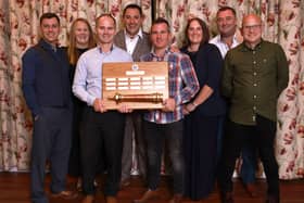 Metheringham Fire Station get their Beacon station award. EMN-210410-121322001