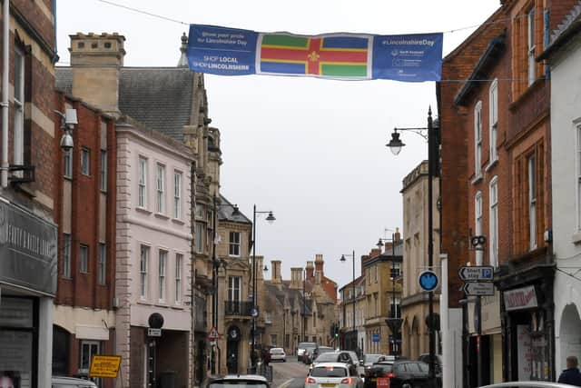 Another Lincolnshire day banner spans Southgate. EMN-210410-101106001