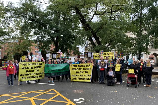 Photos from Lincolnshire County Council's headquarters earlier today. (Photo: LDRS)