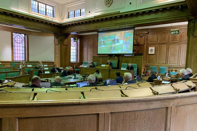 Photos from Lincolnshire County Council's headquarters earlier today. (Photo: LDRS)