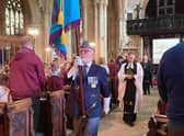 Vicar of Sleaford Rev Philip Johnson, led the commemorative service at St Denys' Church. EMN-210610-154544001